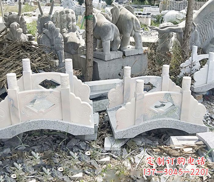 佛山精美大理石拱桥雕塑