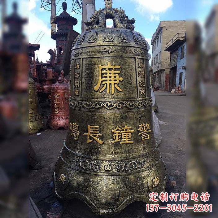 佛山大铜钟雕塑