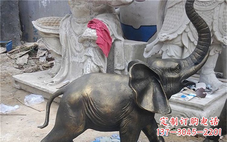佛山精美大象铜雕