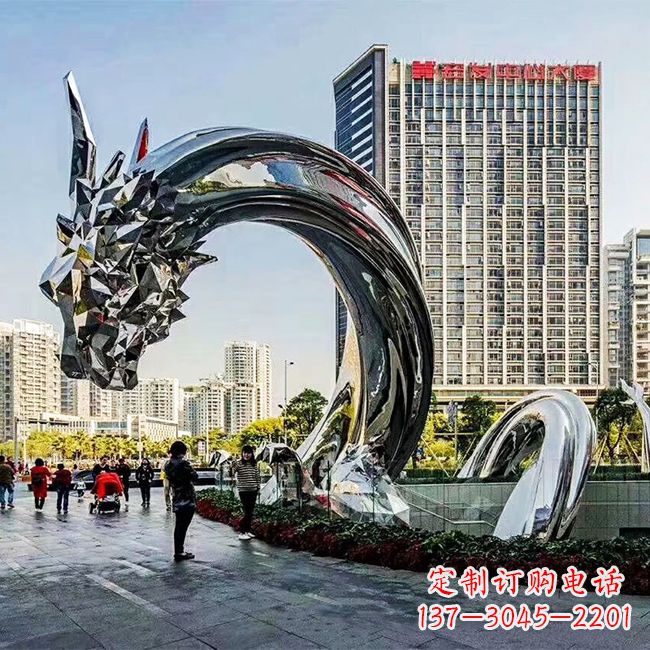佛山不锈钢创意动物雕塑