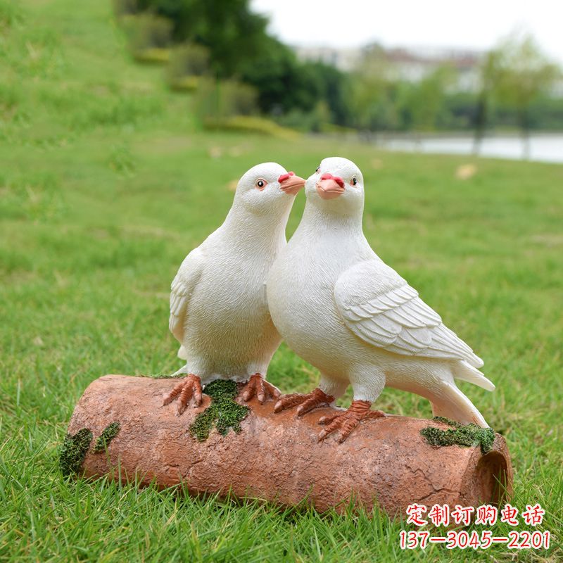 佛山精美大型和平鸽雕塑