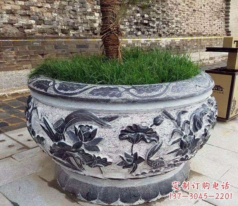 佛山精美花盆雕塑,点亮你的道路景观