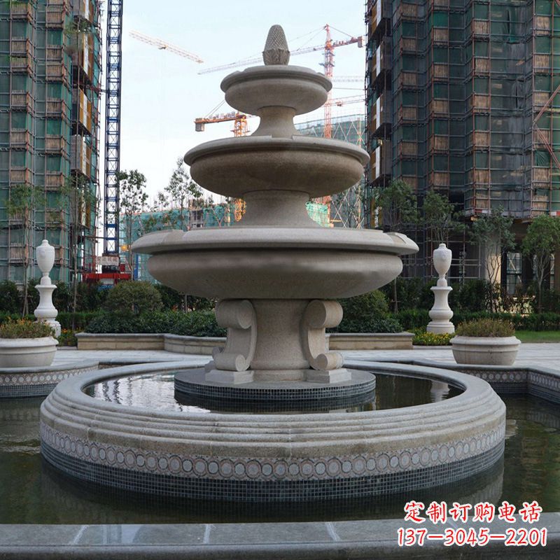 佛山东阳石雕喷泉雕塑定制