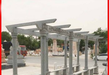 佛山大理石公园石雕长廊高端定制雕塑