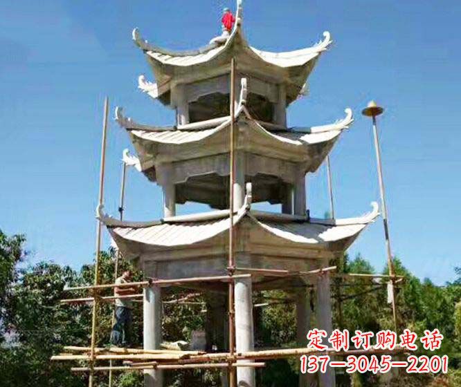佛山精美古典凉亭石雕