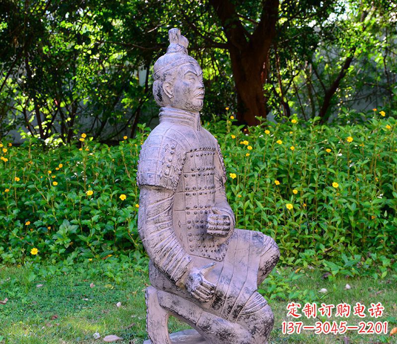 佛山传统文化经典--仿古兵马俑雕塑