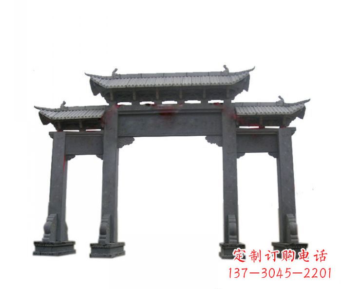佛山精美仿古牌坊石雕