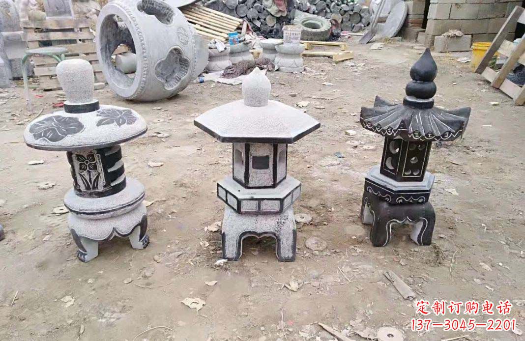 佛山仿古石灯雕塑