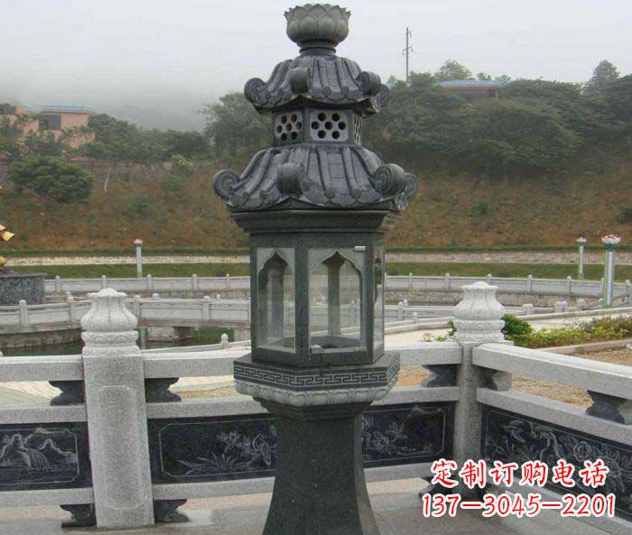 佛山仿古石灯雕塑,点亮景观空间