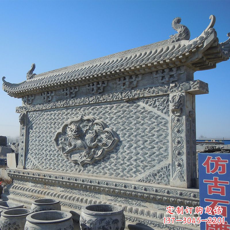 佛山影壁石雕--让时光流转