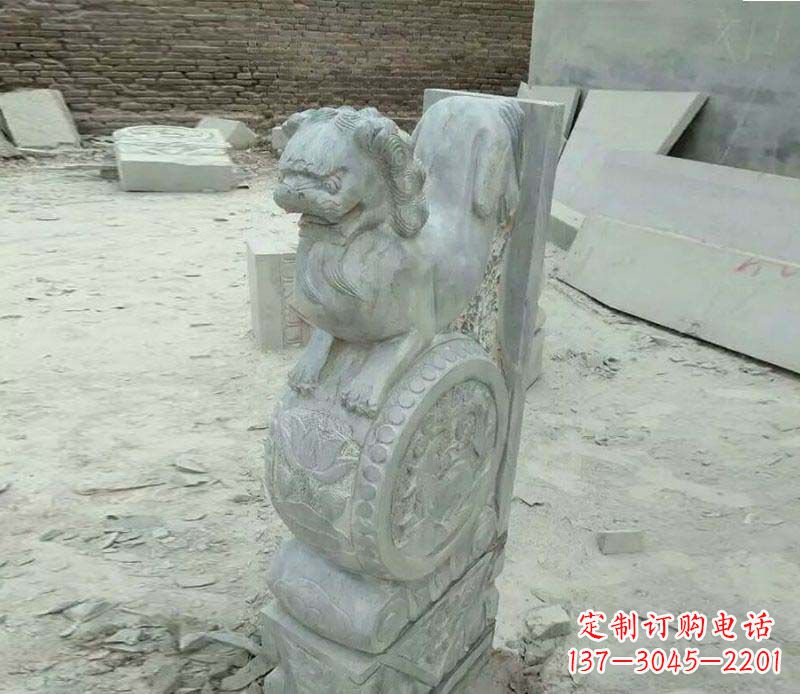 佛山精美石门墩雕塑,缔造绝色佳作