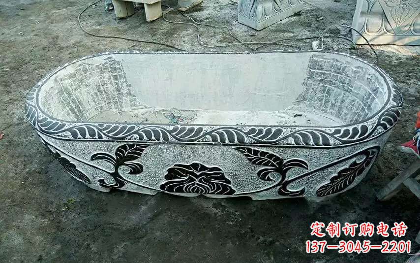 佛山仿古水缸石雕 