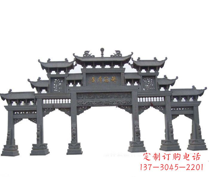 佛山产品名称仿古牌坊石雕