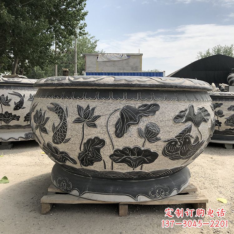 佛山精美仿古花盆雕塑