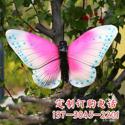 佛山粉红蝴蝶塑像——引领你的精灵之旅