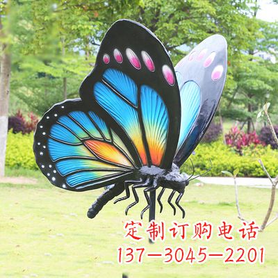 佛山蓝蝴蝶雕塑-让你的室内空间焕发生机