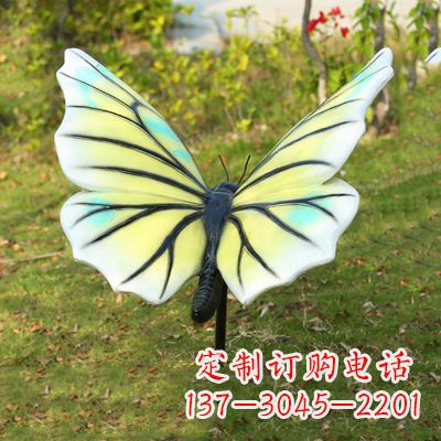 佛山色彩丰富的仿真蝴蝶雕塑