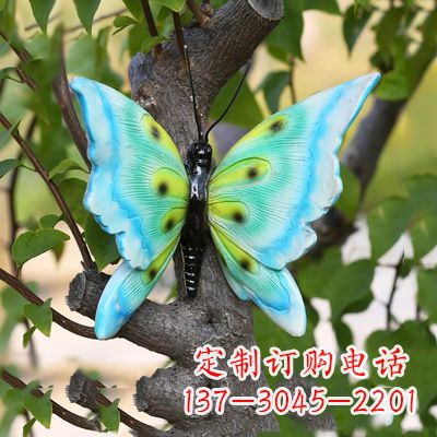 佛山蓝色蝴蝶雕塑