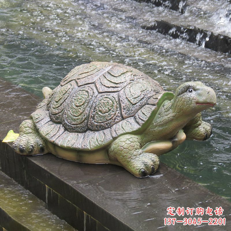 佛山艺术精美 含蓄细腻的乌龟雕塑摆件