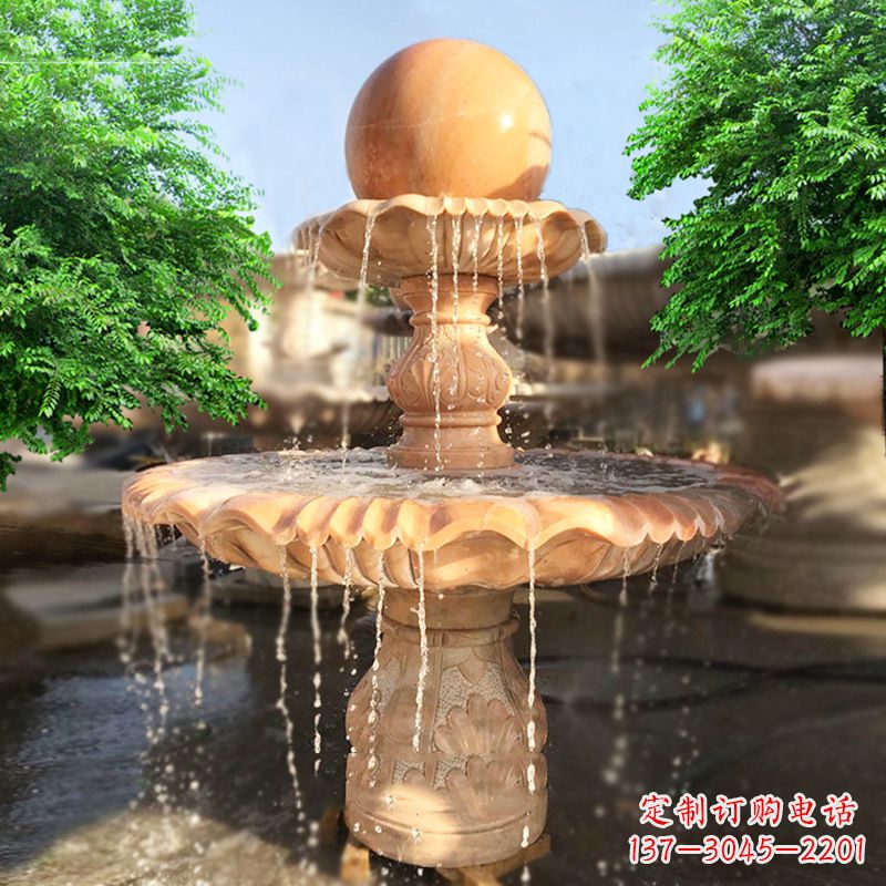 佛山精致别致的风水球雕塑