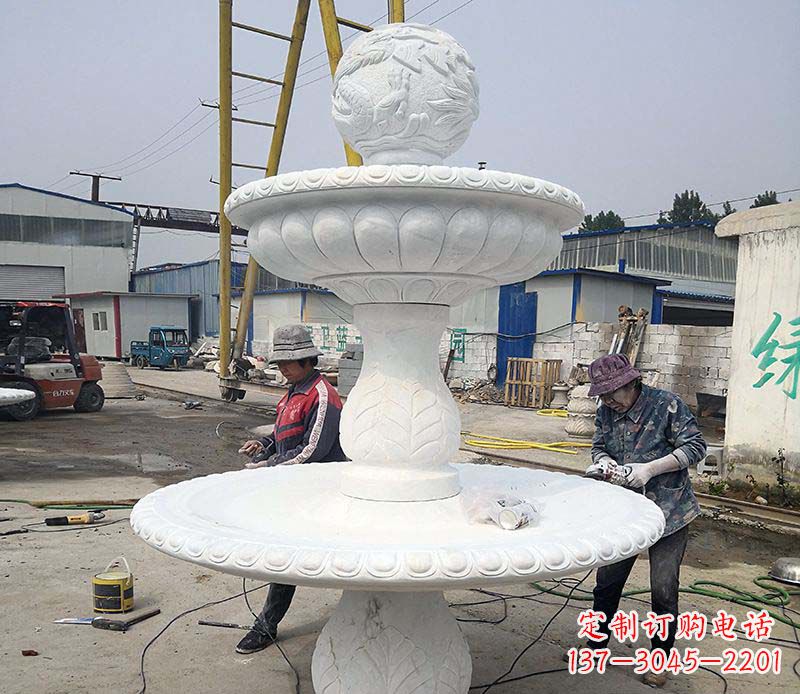 佛山风水球喷泉石雕塑