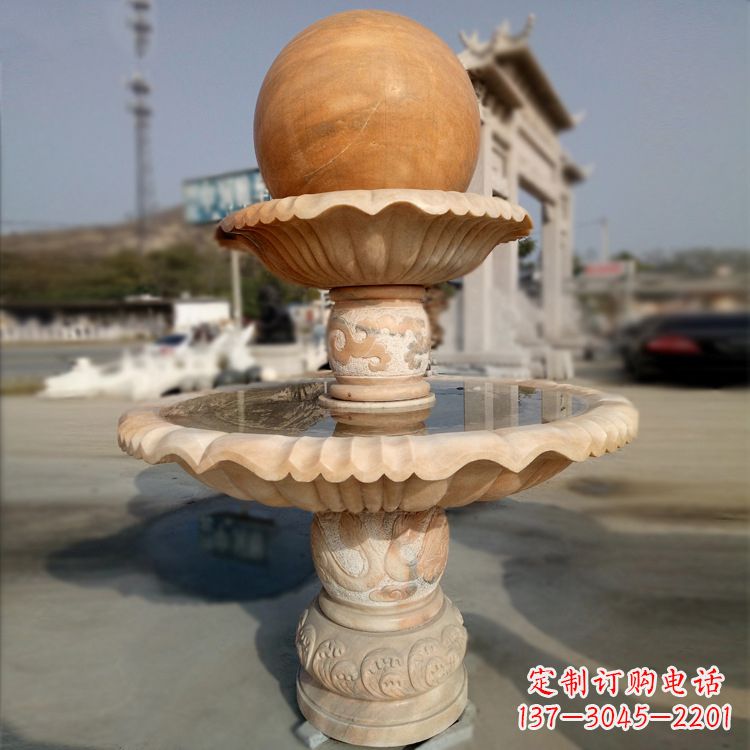 佛山精致的风水球石雕塑