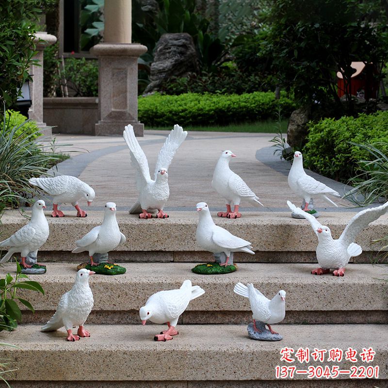 佛山鸽子抽象雕塑