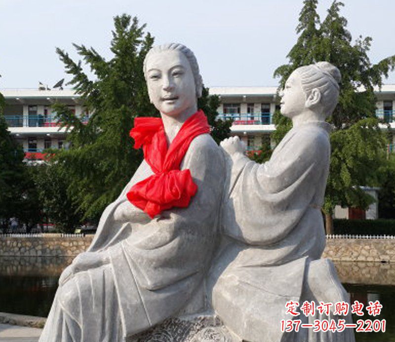 佛山爱与温柔——领雕”母亲”石雕景观装饰