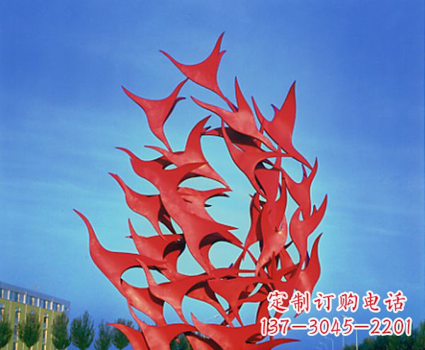 佛山立体不锈钢大雁雕塑