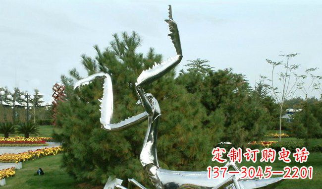 佛山不锈钢螳螂雕塑