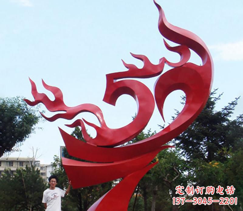 佛山梦幻飘带景观雕塑
