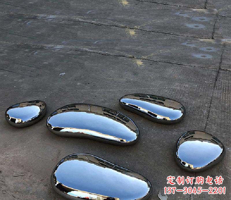 佛山不锈钢水滴景观雕塑美轮美奂,营造自然灵动