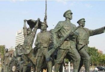 佛山纪念革命先烈的战士雕塑