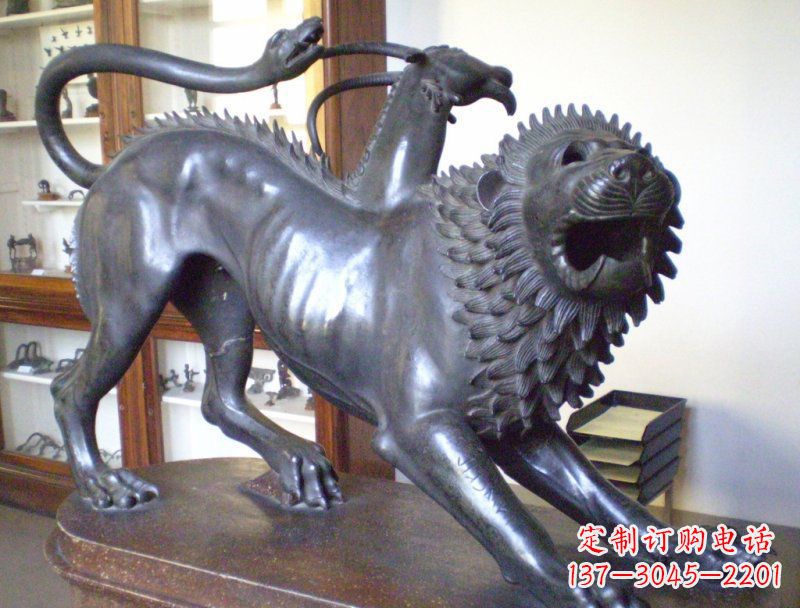 佛山精美羚羊铜雕塑