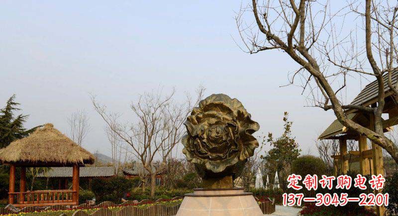 佛山公园大白菜景观铜雕