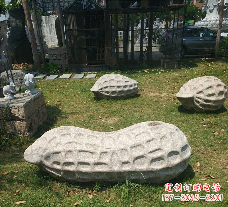 佛山精美大理石花生雕塑