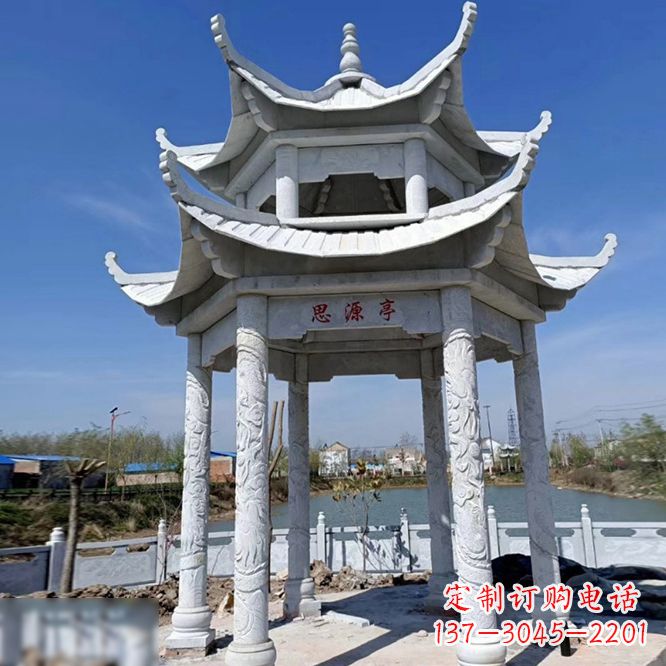 佛山公园大理石凉亭
