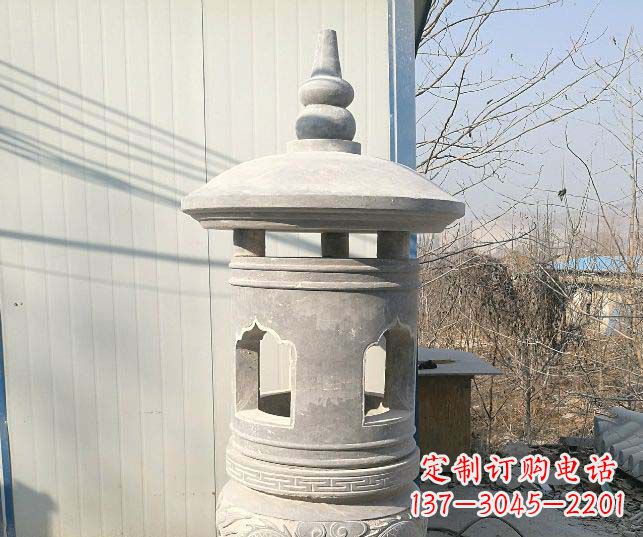 佛山精美公园大理石石灯雕塑