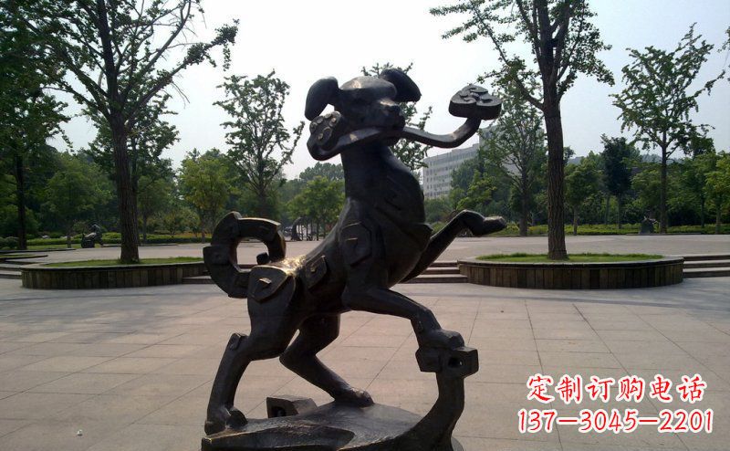 佛山中领雕塑狗动物铜雕
