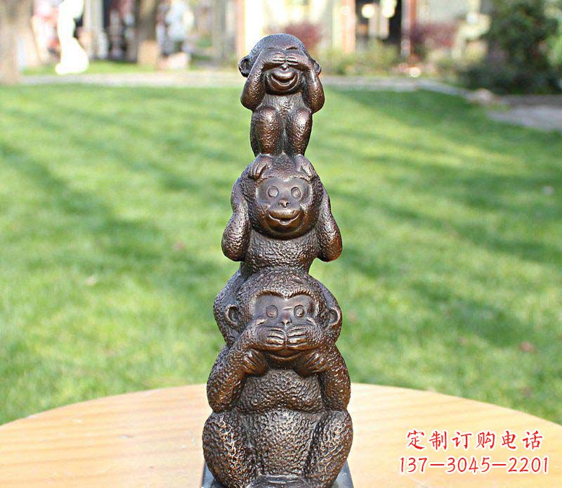 佛山高品质铜雕罗汉叠罗汉塑像