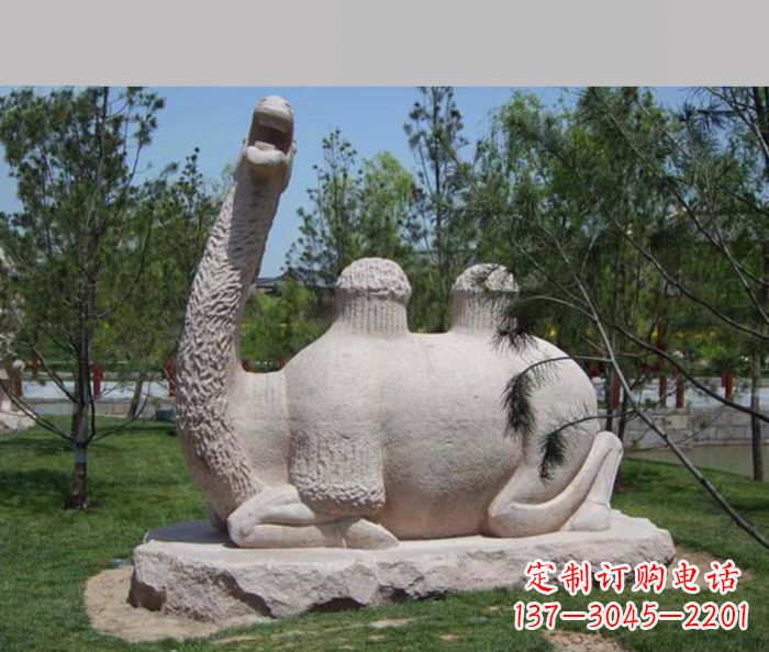 佛山优雅骆驼石雕