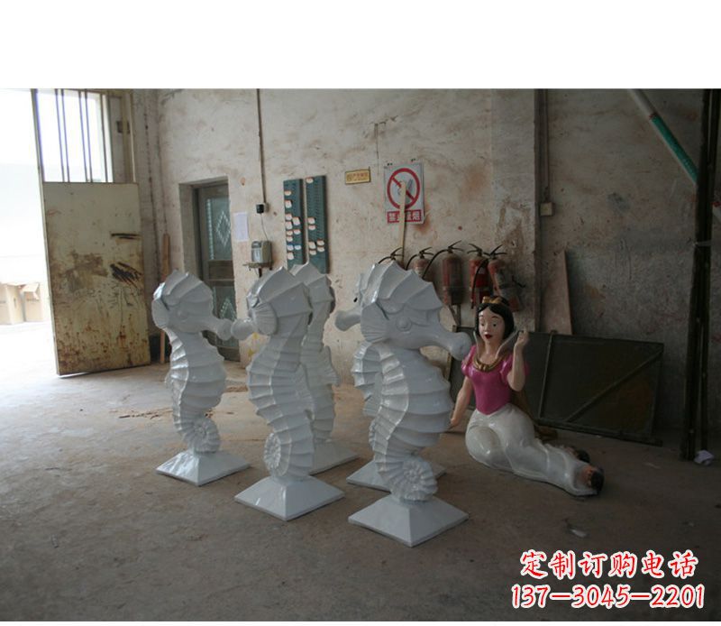 佛山精美海马石动物雕塑
