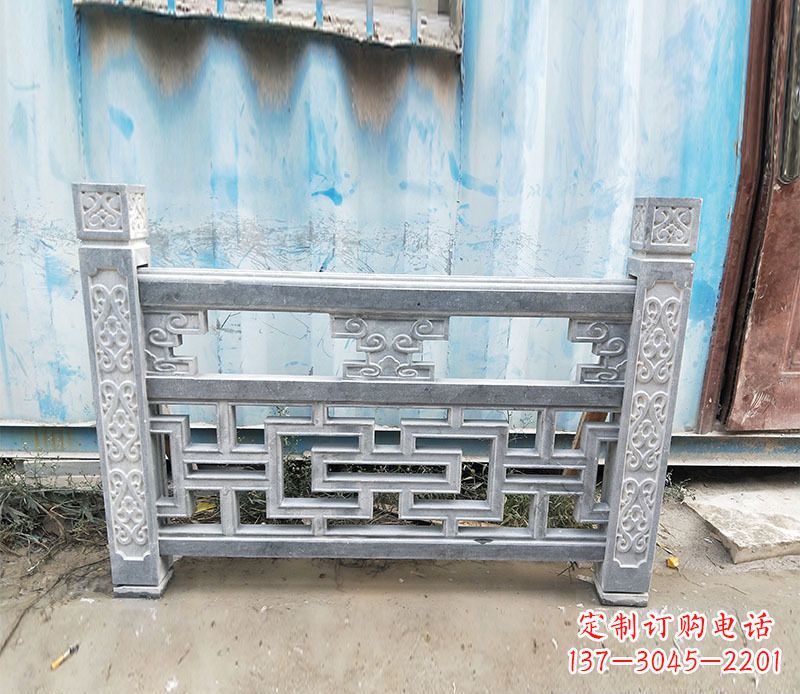 佛山艺术精美的公园仿古石栏板雕刻