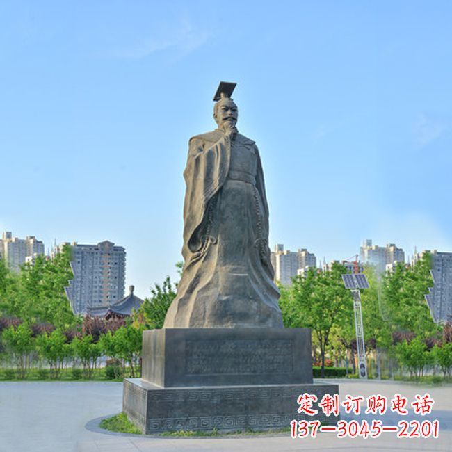 佛山荣耀隋文帝 杨坚青石雕塑