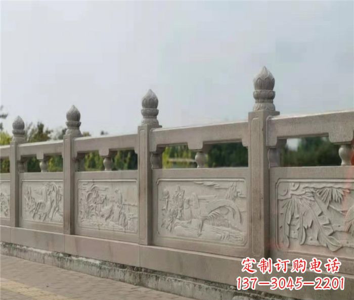 佛山泰山大理石浮雕栏板雕塑
