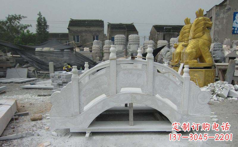 佛山精美的大理石拱桥雕塑