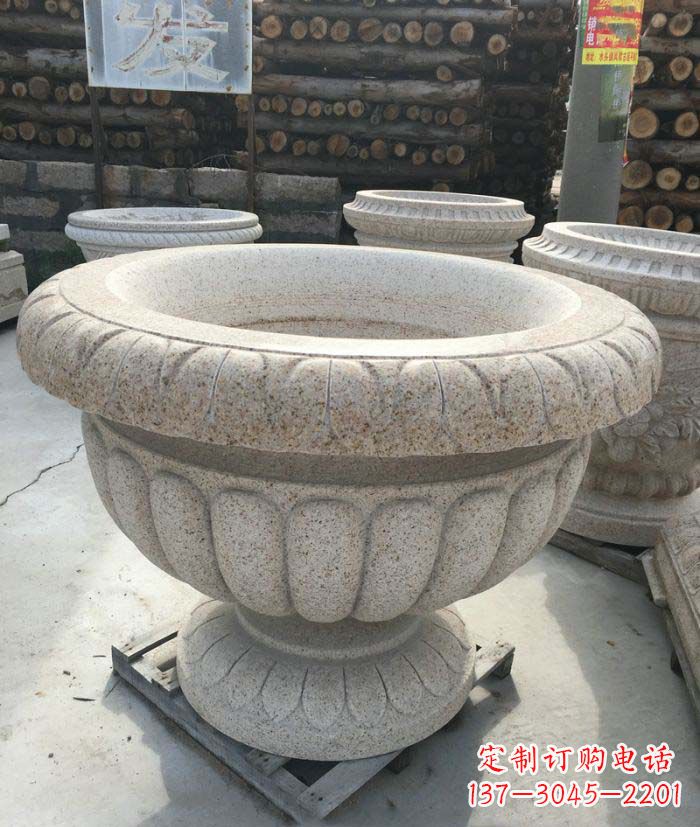 佛山高质量大理石花盆石雕