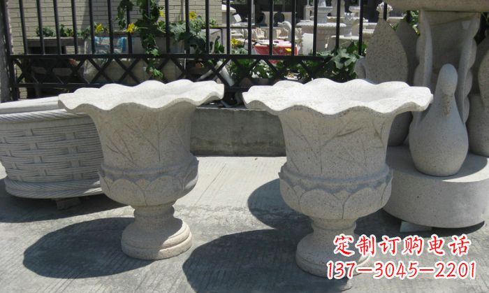 佛山大理石花盆雕塑