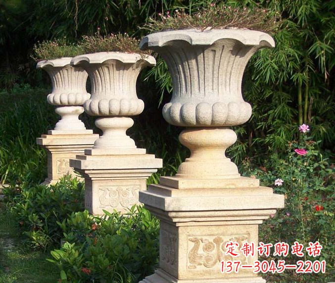 佛山高质量大理石花盆石雕