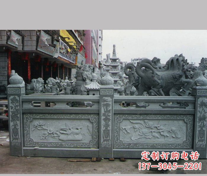 佛山高档仿古石栏板雕塑